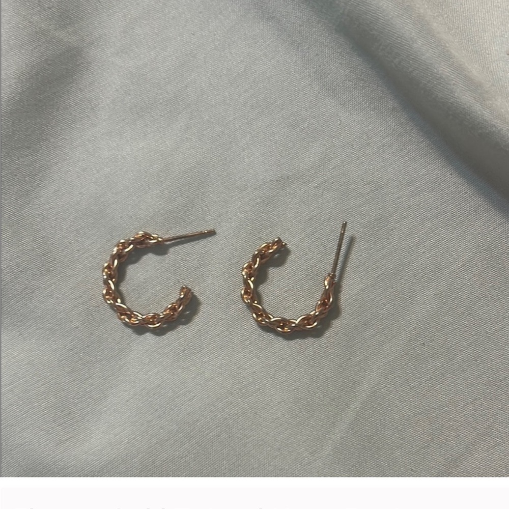 Elegant Gold Hoop Earrings